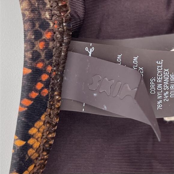 NWT SKIMS Swim Bottom Womens 4X Desert Snake Print Recycled Rare BB-BRF-3980 NEW - Picture 6 of 7